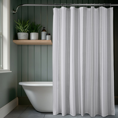 Blossom Printed Shower Curtains with Hooks Included 71 Inches Long 1 Panel