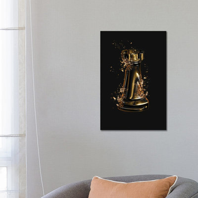 Broken Rook by Gab Fernando - Wrapped Canvas Print
