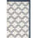 Ammundsen Geometric Area Rug in Ivory/Navy