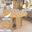 Ensemble de table de salle à manger 5 pièces pour 4 personnes, avec 4 chaises rembourrées en bois massif-883723555-883723564