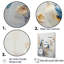 Oiseaux de paradis et fleurs Harmony I - animaux, art mural sur toile-95865506-95865507