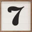 Square Classic Number Seven