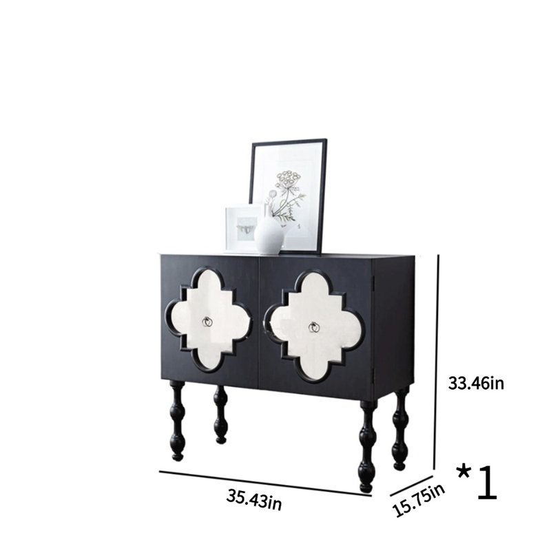 Armoire d'appoint Neoclassic Country, Noir