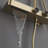 3-Function Shower System Set With Rainfall Showerhead, Handheld Sprayer And Bathtub Spout-117600919