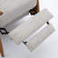 Fauteuil inclinable à accoudoirs en bois en tissu performance-237836972