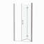 1 porte de douche pivotante réglable de 1 3/8 po. Verre trempé de 1/4 po 3672. Barre murale et poignée fine en acier inoxydable 304. 36 000 tests d'ouverture / fermeture ont été effectués. Système lisse, fuite sonore. Réglage universel