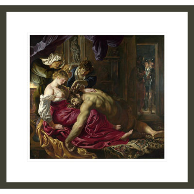 «Samson and Delilah» par Peter Paul Rubens, impression giclée encadrée