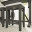 Ensemble de table de salle à manger 3 pièces à hauteur de bar en bois massif avec port USB-106678198-106678196