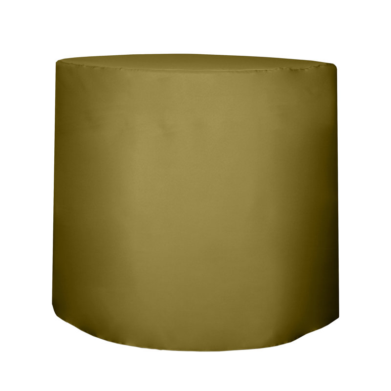 Javin Solid Color Round Tablecloth, Acid Green, 10