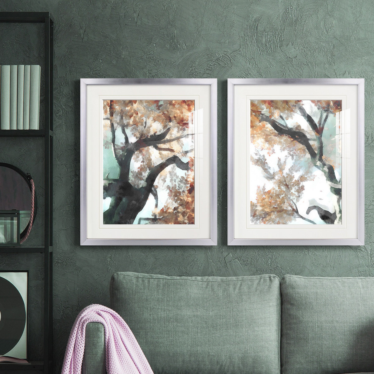 Red Barrel Studio® Fall Tree I Premium Framed Print Ready To Hang