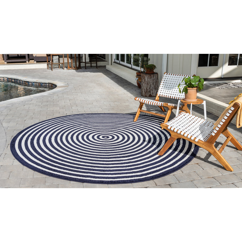 Sabrina Soto Prescott Indoor/Outdoor Rug, Round 8'