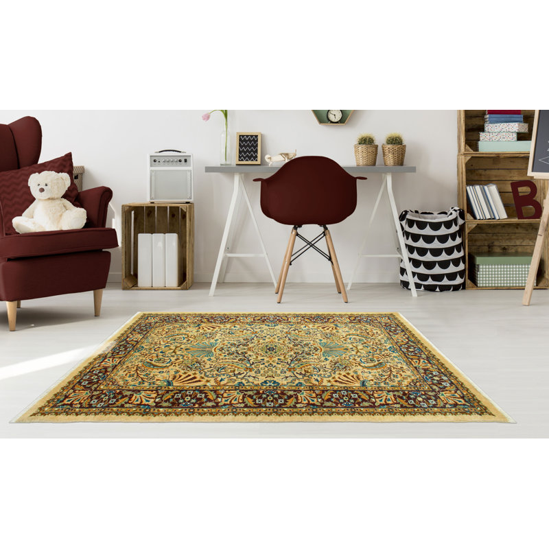 Tapis beige Fine Chobi Catira