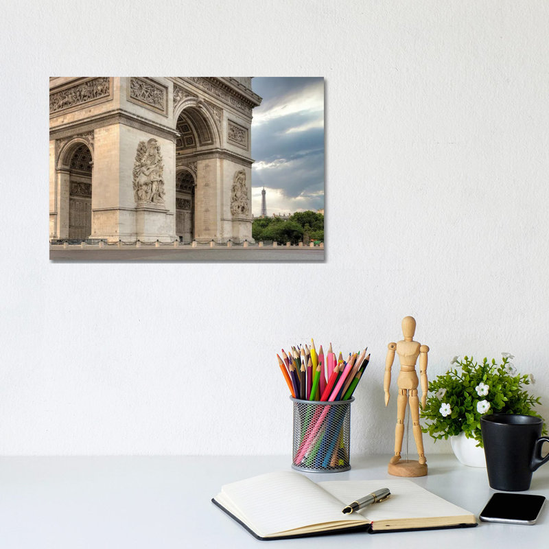 Paris Cityscape I by Alan Blaustein - Wrapped Canvas Print, 20.32 cm H x 30.48 cm W