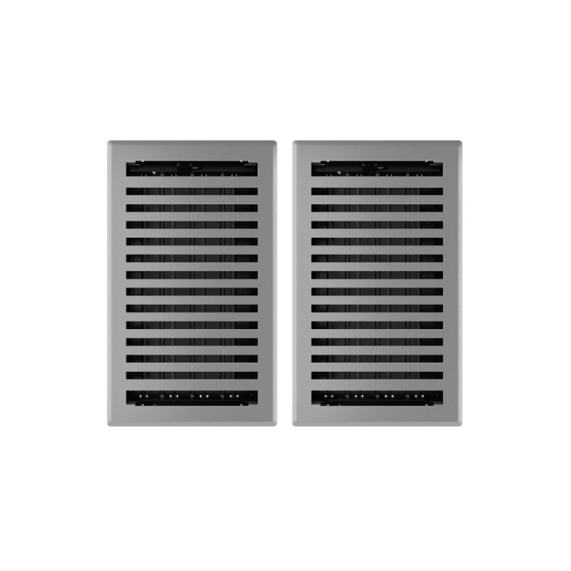 Registre de plancher Imperial Montezuma, Granit gris, L 6 po x L 10 po
