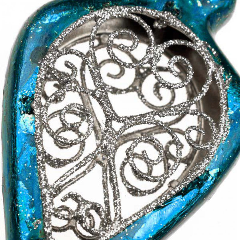 14cm Hanging Figurine Ornament, Blue
