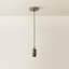 Alajuwon 1 - Light Brushed Brass Pendant