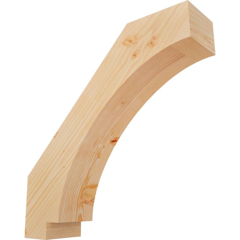 Attelle impériale du genou, Sapin de Douglas, Lisse, H 22 po x l 5,5 po x P 22 po