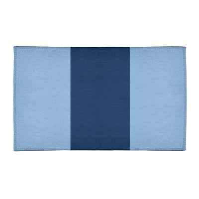 Tapis bleu ciel/bleu marine rayé Tampa Bay