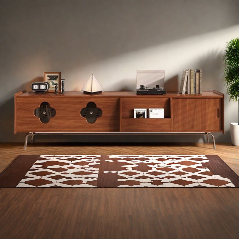 Meuble télé américain rétro, H 20,9 po x L 86,6 po x l 15,7 po