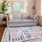 Alejandra Contemporary Rainbow Colored Shag Area Rug-198791917