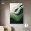 «Green Echoes I», art abstrait vert-386245751-386245735