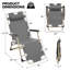 Fauteuil inclinable pliant, fauteuil inclinable d'extérieur pliable avec dossier et repose-pieds réglables-87475377