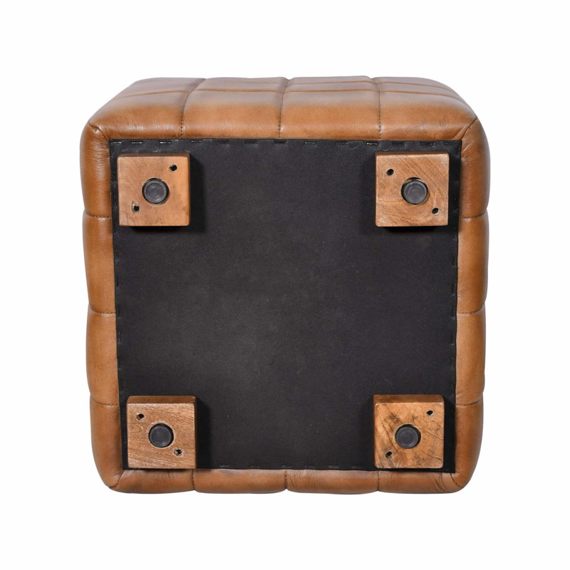 Audrene Accent Stool, Brown