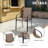 8-Person Square Outdoor Dining Set With Stackable Chairs-752277512