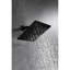Pomme de douche High Waterfall - Acier inoxydable 304 avec buses, couverture ultra-mince et pleine grandeur, noir mat foncé-117993666