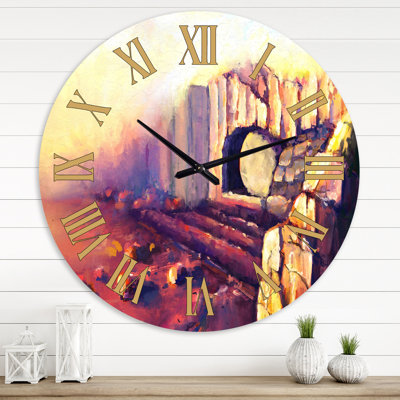 Horloge murale traditionnelle Jésus-Christ