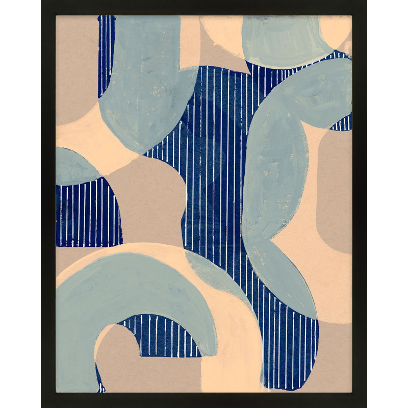 Downside Up Print by Andrea Stokes, 20" H x 16" W x 1.25" D, Black