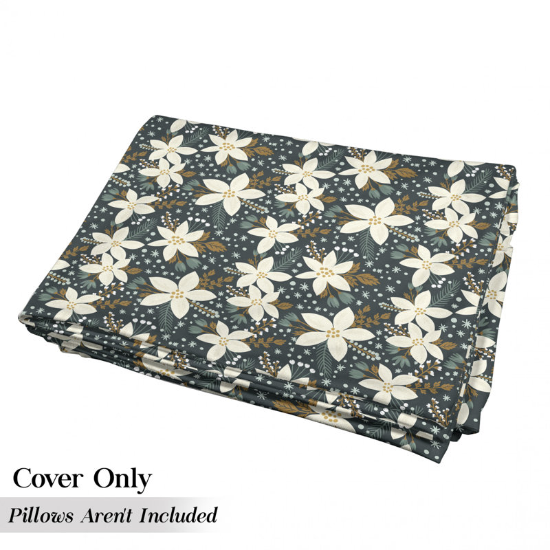 Housse de coussin d'extérieur Flowers Garden Blossoms Hawaiian, H 2 po x l 36 po x P 88 po
