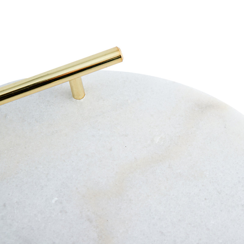Marble Round Decorative Tray