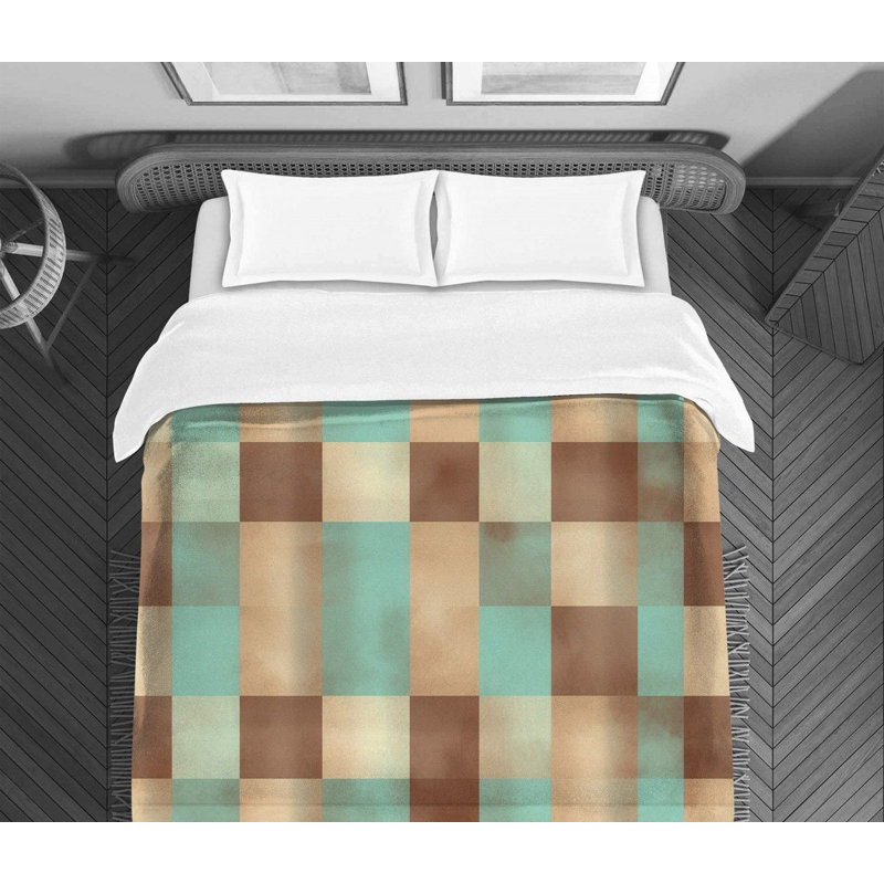 Checkered Comforter, Queen Comforter