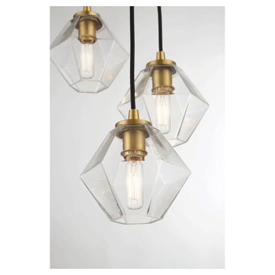Marseille 5 - Light Dimmable Geometric Chandelier
