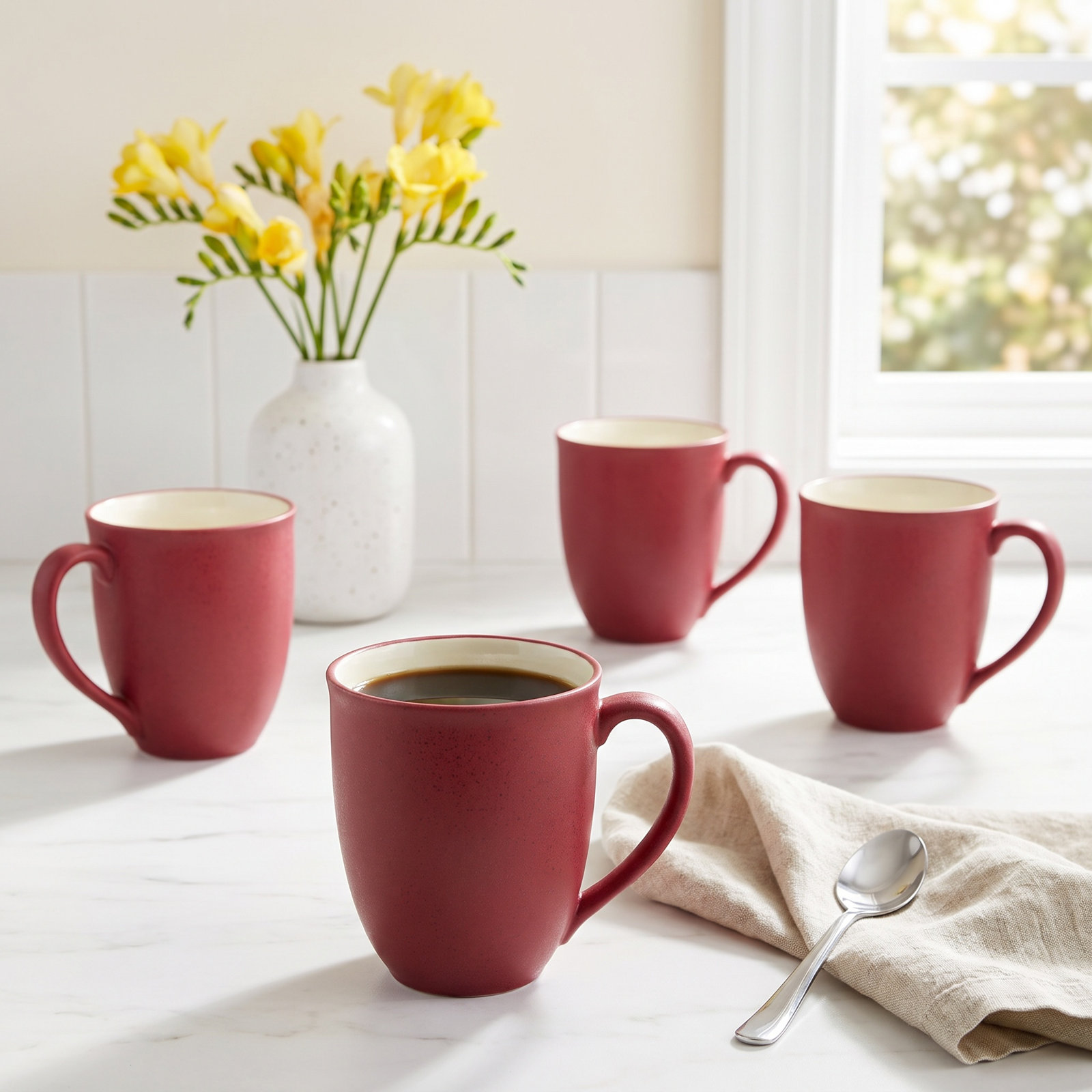 Colorwave Mug, Raspberry