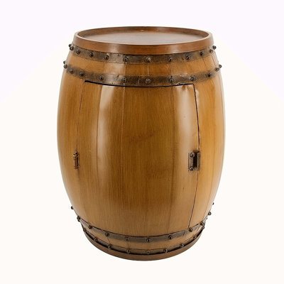 20.5X20.5X24" Drum Side Table