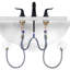 2-handle Bathroom Faucet with Drain Assembly-56206188