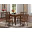L'ensemble de salle à manger 5 pièces comprend une table de salle à manger rectangulaire avec Dropleaf et 4 chaises de cuisine, 30 x 48 pouces, acajou-1162597172-1162597173-1162597175