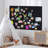 Textured Felt Wall Panels With Stripes, Bulletin Boards, 12-Piece Set, With Pushpins-110651817