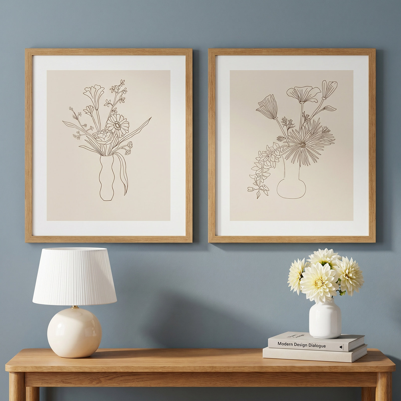 Fiama "Landscape with Smokestacks" Print, Brown, 25" H x 45" W x 1" D