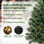  Artificial Christmas Tree with 150 LEDs Green PE and PVC-808512639-808512645
