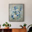 «Blue Garden I», toile encadrée de qualité supérieure - prête à être accrochée-2089547162-2089547163