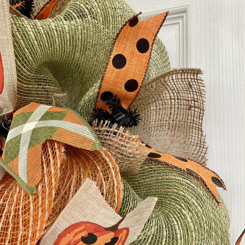 Couronne d'Halloween, bonbon ou bonbon, Jack O'Lantern