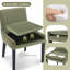 Chaise d'appoint rembourrée en velours côtelé Demarrion-1053680426