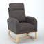 Chaise berçante moderne à haut dossier avec poche latérale pour le salon-1908787989