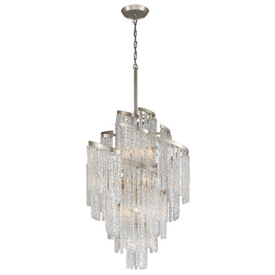 Lustre à plusieurs niveaux 13 lumières unique Mont Blanc