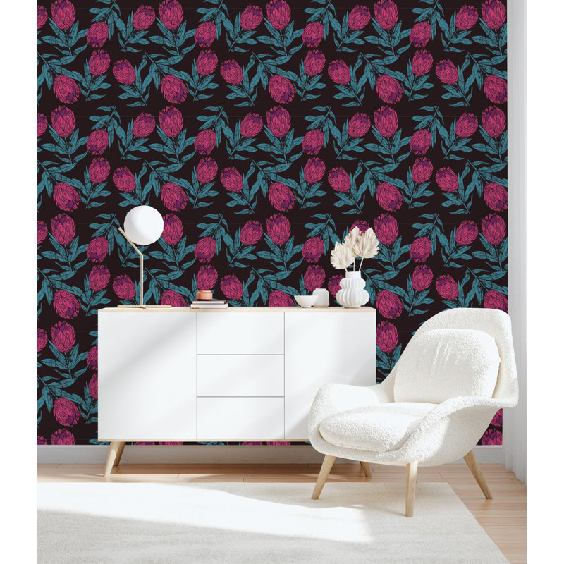 Carreau de papier peint l 25 po, L 2,09 pi x L 10,42 pi