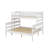 Twin XL Over Queen Bunk Bed With Ladder-1791221772