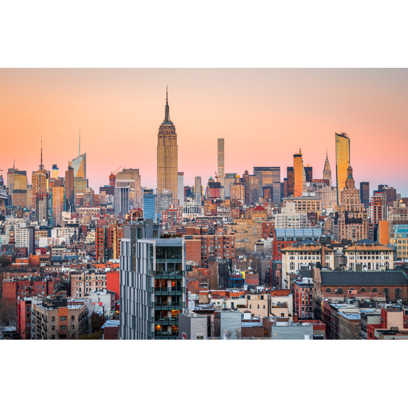 USA Midtown Manhattan Skyline by Sean Pavone - Wrapped Canvas Print, 61cm H x 91cm W